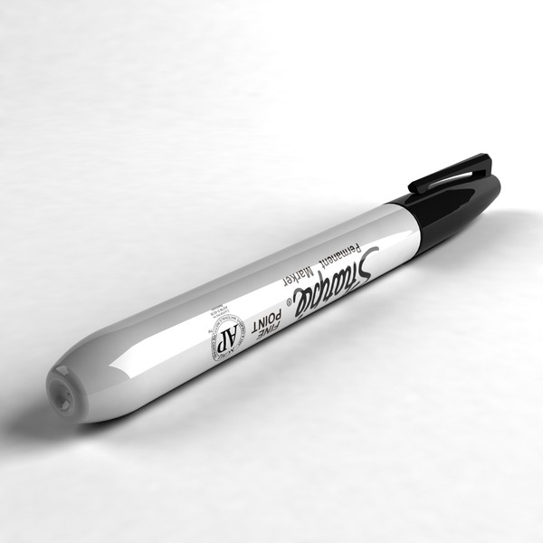 sharpie markers 3d max - Sharpie by BiernisJC